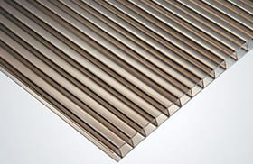 Tấm Poly Rỗng Màu Trà