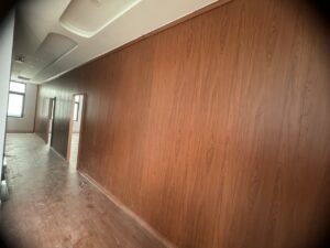 Hình ảnh trước và sau khi lắp vách ngăn 2 mặt