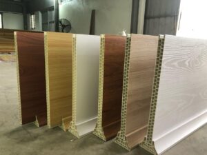 Cấu tạo vách ngăn 2 mặt nhôm composite bền đẹp